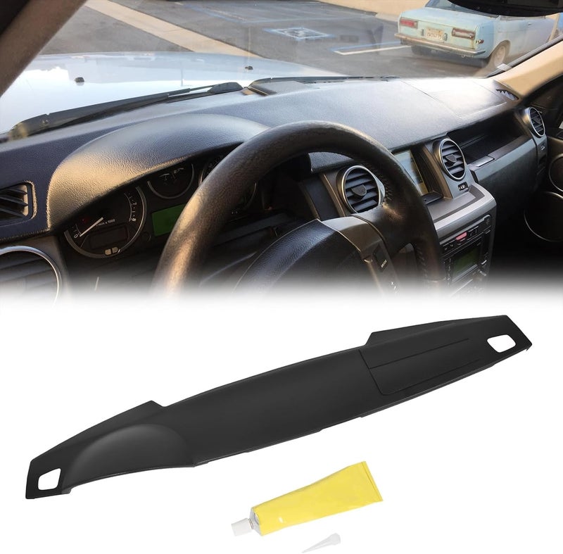 HECASA Dash Cover for 2005-2009 Land Rover Range Rover LR3 HSE SE Sport Supercharged - ABS Plastic Black - Image 1