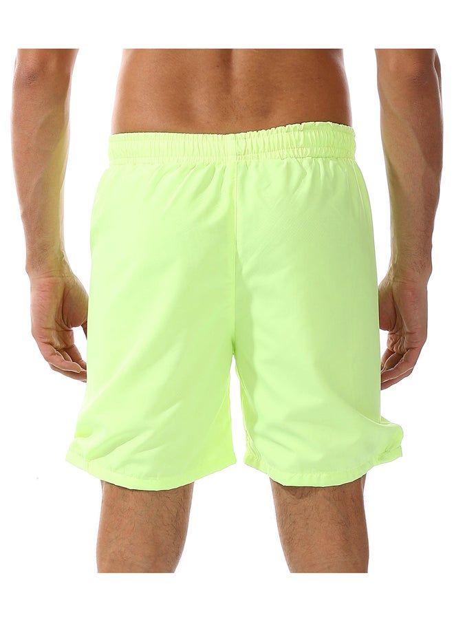 Andora - Elastic Waist Polyester Swim Short _Lemon - Image 1