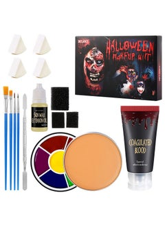 Zombie Makeup Kit Scar Wax Sfx Halloween Makeup Kit Professional Special Effects Makeup Kits For Bruise Zombiesvampires Woundsmonster Cosplay And Theatrical Stage Sfx Makeup Supplies Kit Bulk…