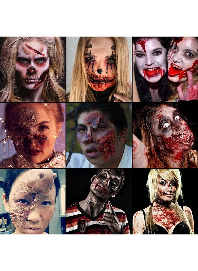 ecofavor - Zombie Makeup Kit Scar Wax Sfx Halloween Makeup Kit Professional Special Effects Makeup Kits For Bruise Zombiesvampires Woundsmonster Cosplay And Theatrical Stage Sfx Makeup Supplies Kit Bulk… - Image 1