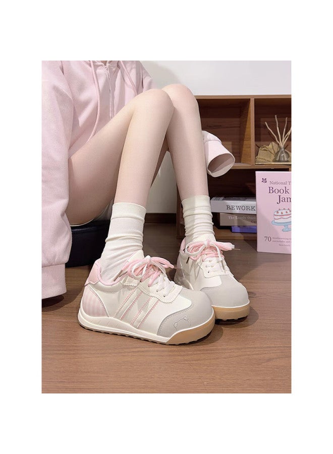 Humanity Renben Lightweight Soft Sole German Training Shoes Women  Spring Autumn New Original Versatile Flat Cute White Shoes Women Trend - Image 1