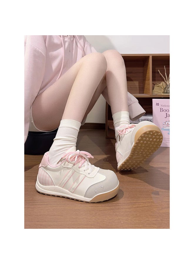 Humanity Renben Lightweight Soft Sole German Training Shoes Women  Spring Autumn New Original Versatile Flat Cute White Shoes Women Trend - Image 3