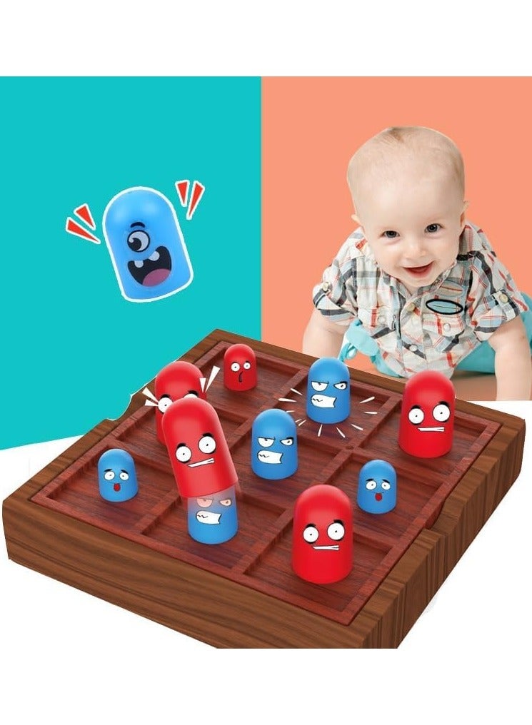 Tic-Tac-Toe Parent-child Early Education and Leisure and Entertainment Family Interactive Board Game，Tic Tac Toe Game Children's Educational Puzzle Game Toys ﻿ - Image 2