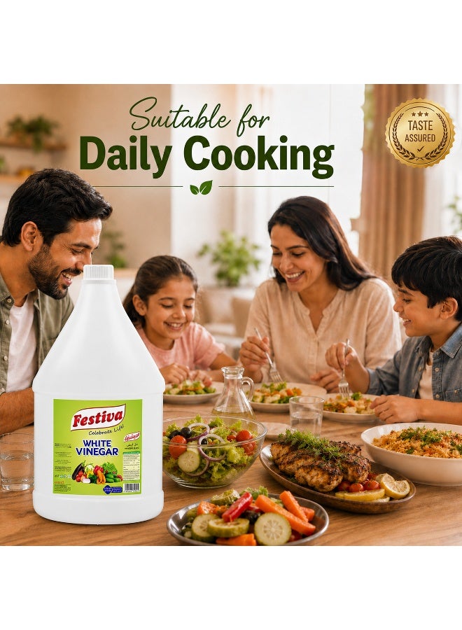 Festiva White Vinegar 3.78L - Multi Purpose Cooking Vinegar for Salads, Marinades, Pickling and Cleaning - Clear Vinegar - Image 5