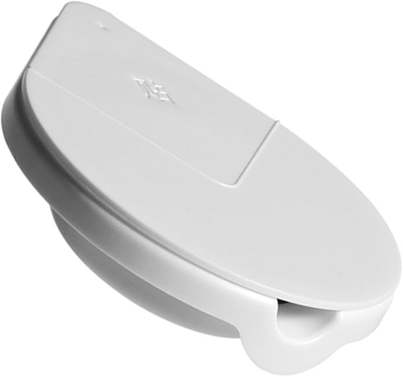 حاوية سجائر مخفية من الفولاذ المقاوم للصدأ قابلة للدوران والفصل مثبتة على المكتب مقاومة للرياح باللون الأبيض - Image 1