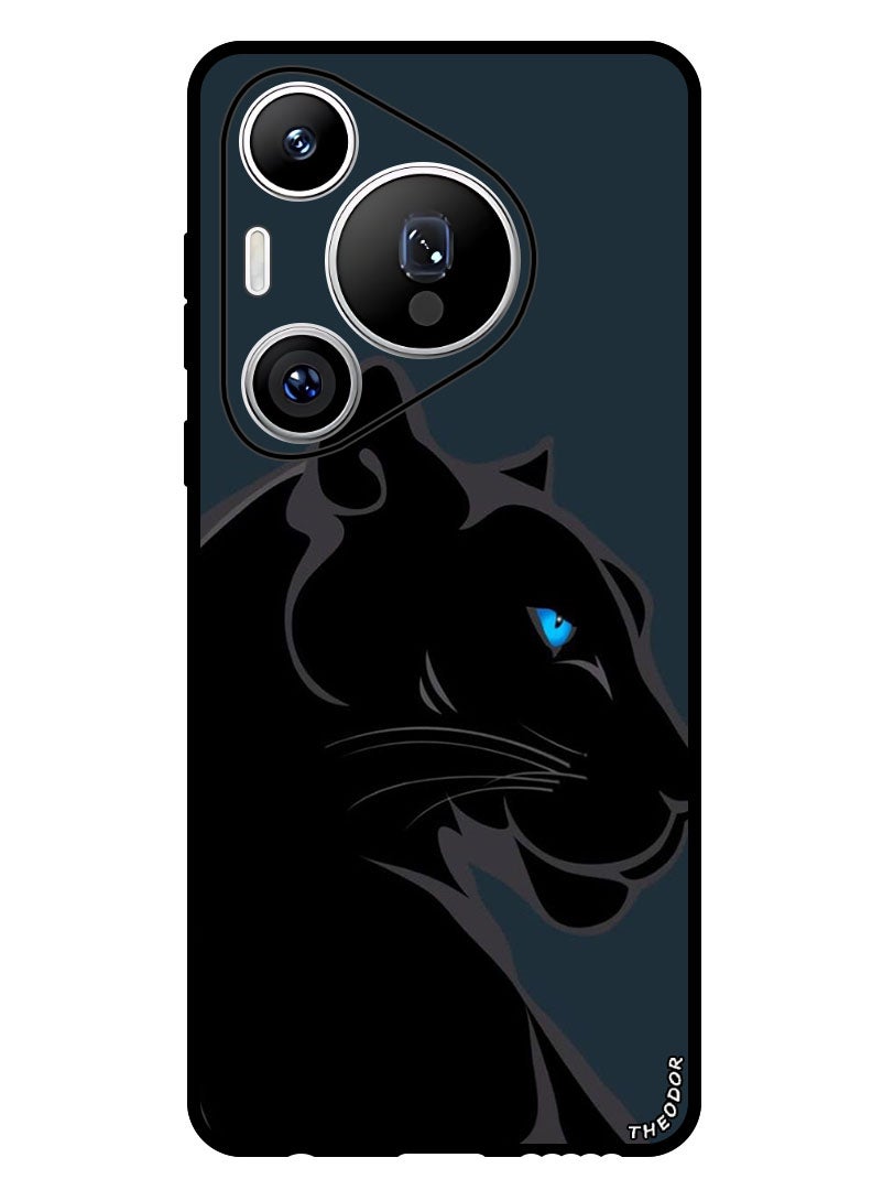 Theodor Protective Case Anti Scratch Shock Proof Bumper Cover For Huawei Pura 70 Leopard Art - Image 1