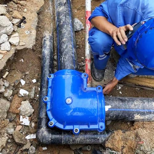 GYYGRY مشبك إصلاح الأنابيب لزاوية الأنابيب 1/2 بوصة (القطر الخارجي للأنبوب حوالي 0.83 بوصة) مانع تسرب للزاوية 90 درجة، أنابيب PPR/PE وأنابيب الحديد، للزاوية ذات الاتصال الملولب والمقبس. - Image 4