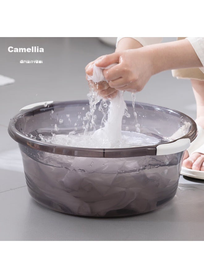 Chahua Large 32cm Single Washing Basin, Foot Bath, Laundry Basin, Thick Plastic Basin, Foot Soaking Basin, Vegetable Washing Basi - Image 1
