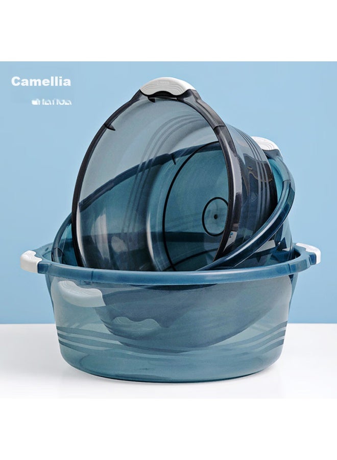 Chahua Large 32cm Single Washing Basin, Foot Bath, Laundry Basin, Thick Plastic Basin, Foot Soaking Basin, Vegetable Washing Basi - Image 3