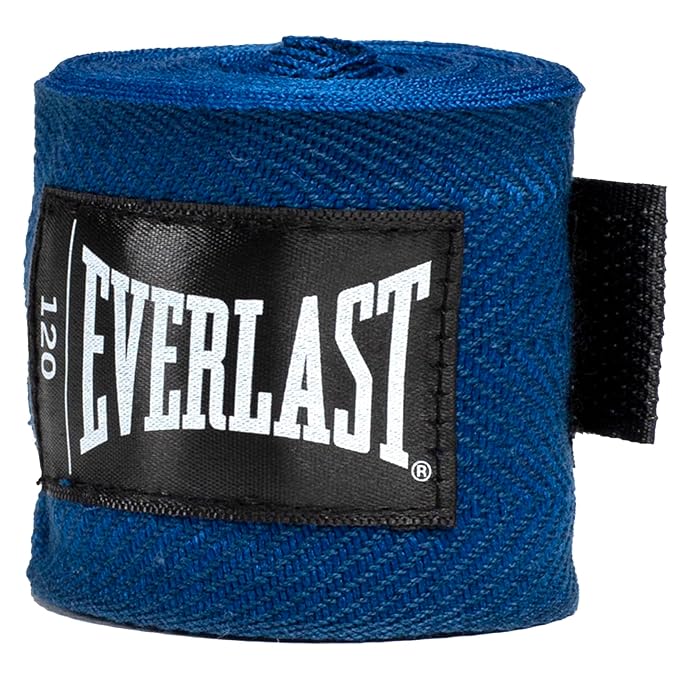 Core 120” Boxing Hand Wraps – Wrist & Knuckle Support Wraps for Boxing Gloves, MMA & Training, Navy