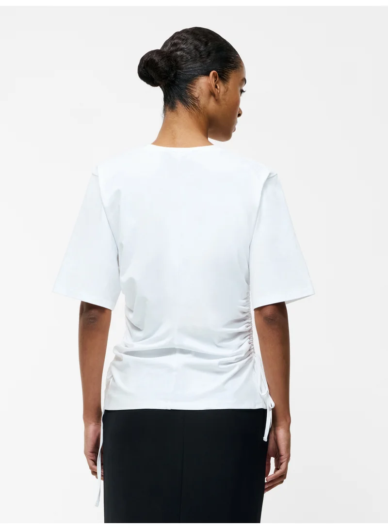 French Connection Rallie Ruched Drawstring T-Shirt