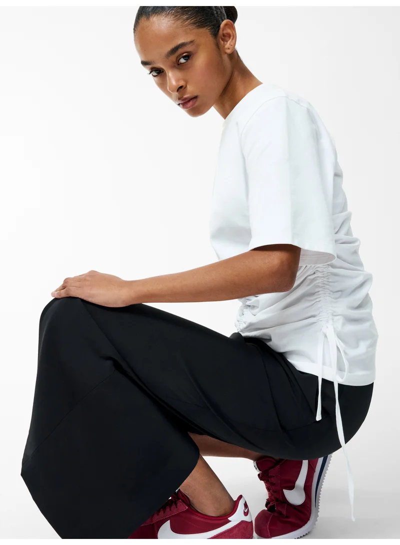 French Connection Rallie Ruched Drawstring T-Shirt