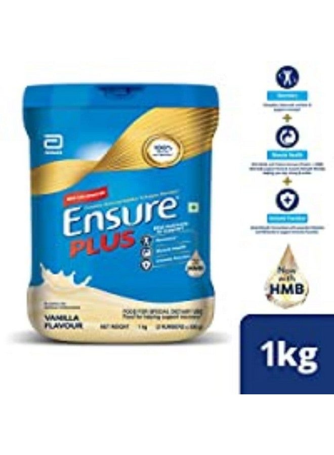Ensure Plus Powder - 1 Kg (Vanilla), Blue - Image 2