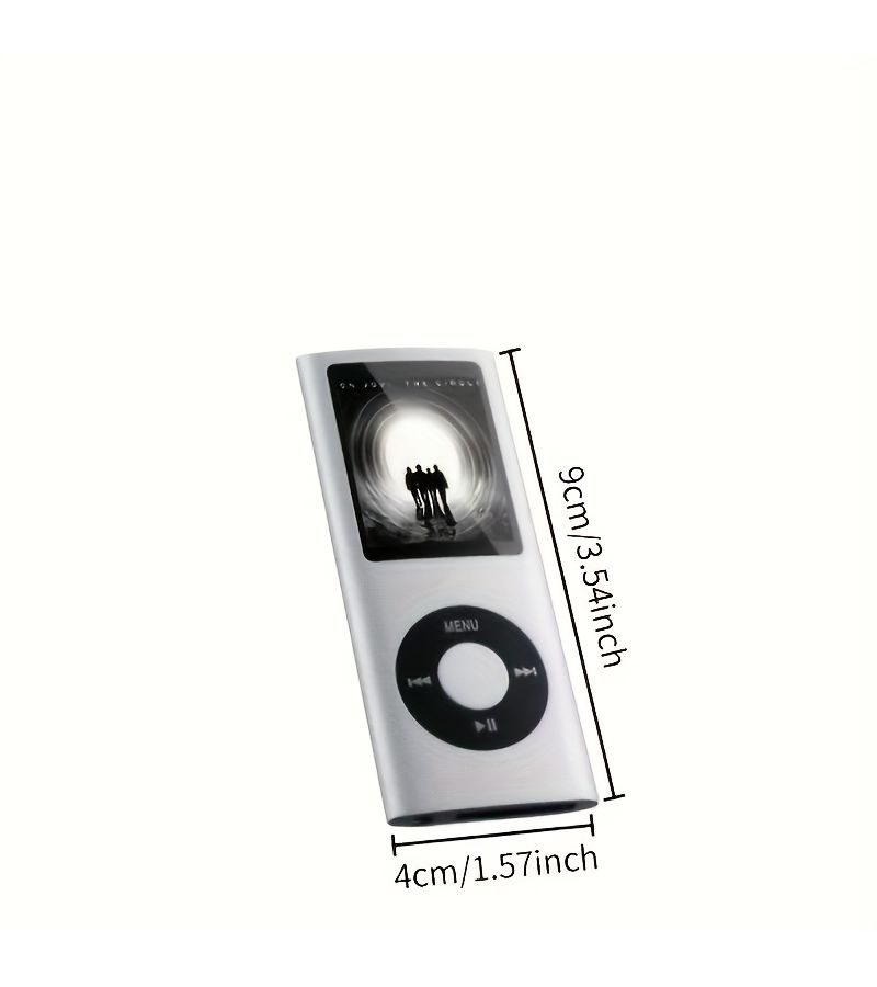 مشغل MP3 من الجيل الرابع باللون الأحمر، مع دعم ملفات الموسيقى والفيديو والكتب الإلكترونية، مناسب للسفر والاستخدام في الهواء الطلق - Image 2