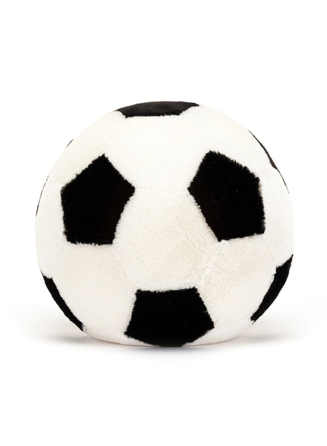 Jellycat Amuseables Sports Football Plush – Soft Stuffed Toy with Cordy Legs, Cute Valentine’s Gift for Kids & Adults, Collectible Jellycat, 21cm - Image 4