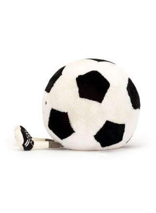 Amuseables Sports Football Plush – Soft Stuffed Toy with Cordy Legs, Cute Valentine’s Gift for Kids & Adults, Collectible Jellycat, 21cm - view 3