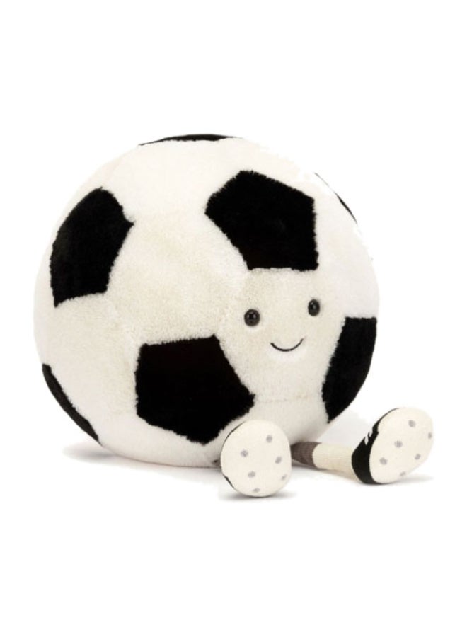 Jellycat Amuseables Sports Football Plush – Soft Stuffed Toy with Cordy Legs, Cute Valentine’s Gift for Kids & Adults, Collectible Jellycat, 21cm - Image 1