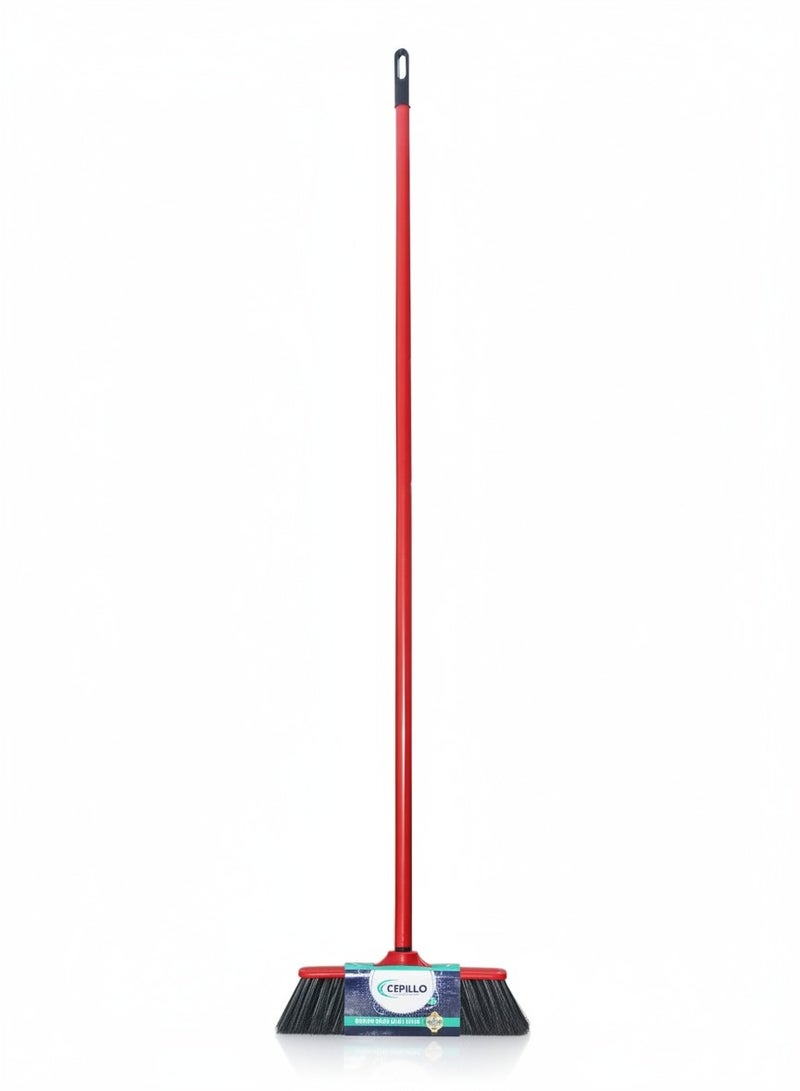 CEPILLO Indoor Floor Cleaning Broom/Brush Head With Stick, Long Brush, Long Broomstick for Easy Brooming, Great Use for Home, Kitchen, Office, Lobby Etc - Image 1