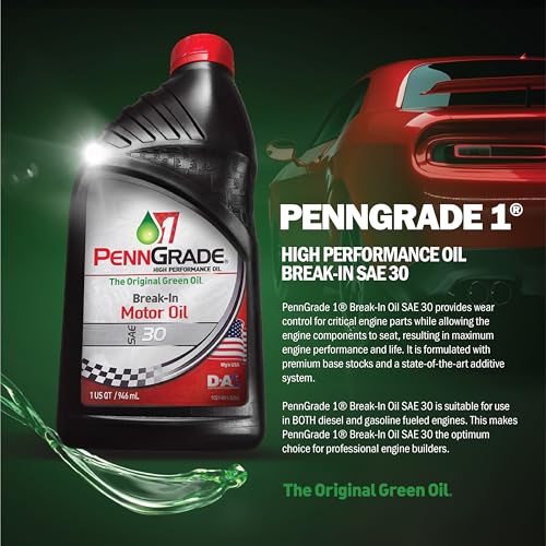 PENN GRADE1 PENN GRADE 1, 71206, Break-In Oil SAE 30, Works with Diesel and Gasoline Engines, 1 Quart - Image 2