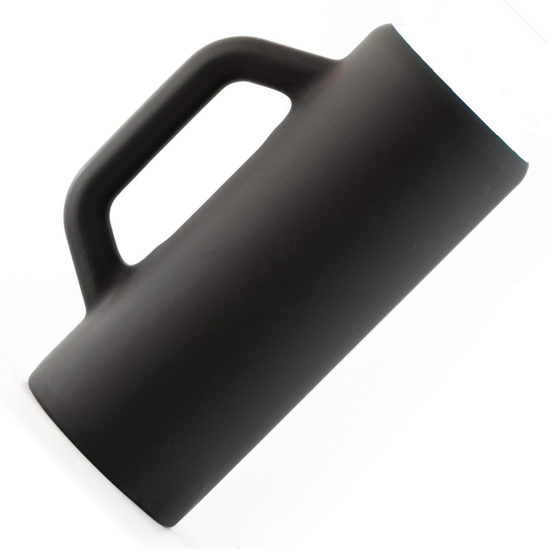 FLASKGEAR Grab  Go Handle Silicone Sleeve Cover Compatible with Hydro Flask ThermoFlask Takeya Simple Modern  Other 40oz Insulated Water Bottles Dark Grey 40oz