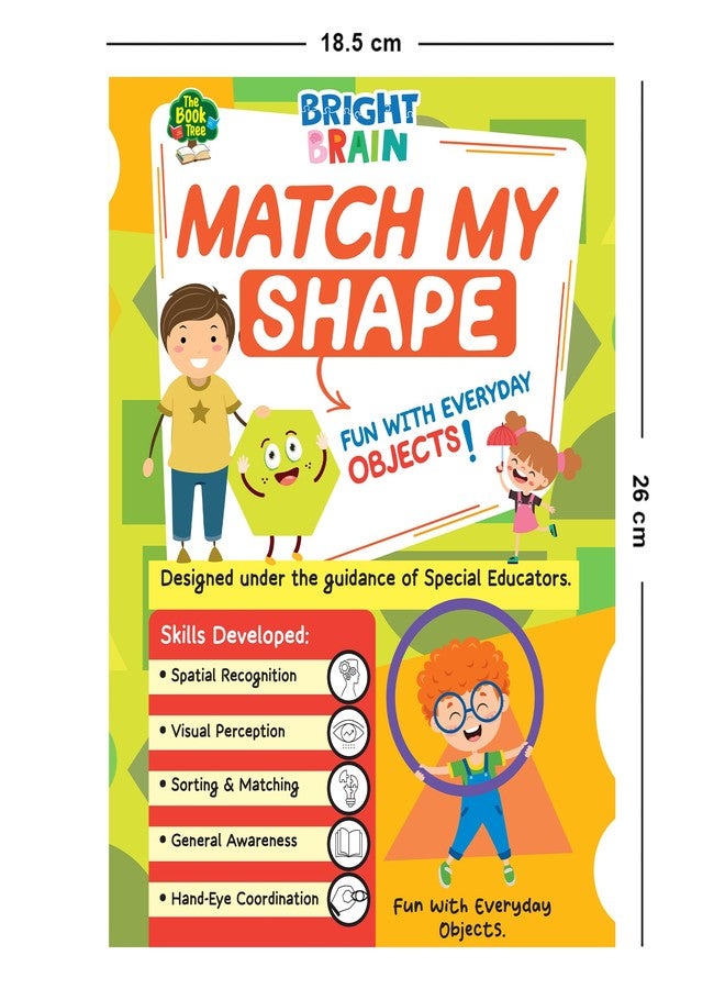 THE BOOK TREE Bright Brain Match My Shape | Shape Recognition & Sorting Matching Game for Kids Ages 3+ | Everyday Objects Learning Toy | Birthday Gift for Boys & Girls | Develops Cognitive & Motor Skills - Image 5