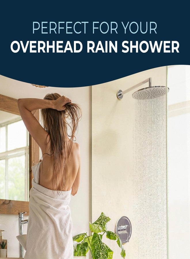 HammerHead Showers ذراع دش HammerHead Showers® معدني بالكامل بطول 16 بوصة مع شفة تثبيت ومسمار تثبيت، ذراع دش طويل، ذراع دش مطري قابل للتمديد، ذراع دش مطري مثبت على الحائط، مطلي بالكروم - Image 4
