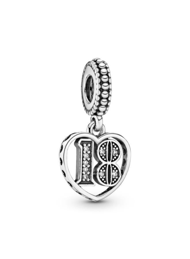 PANDORA 18th Celebration Dangle Charm - Image 1