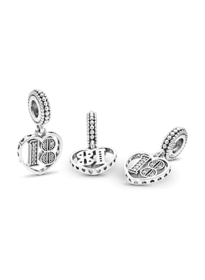 PANDORA 18th Celebration Dangle Charm