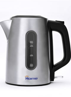 Home Stainless steel electric kettle 1850-2200W. Capacity: 1.7L. 360-degree rotating kettle. Made of stainless steel. Stainless steel heating element. Single water window. Automatic shut-off after boiling. Asterix control. Equipped with a light indicator.  - Image 1