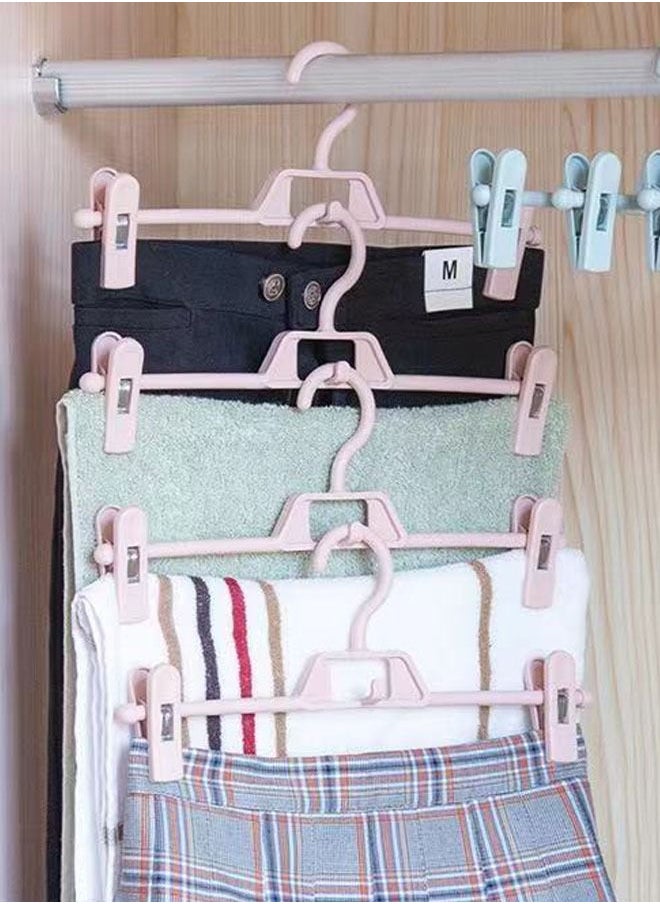 ZCM-HAPPY 10-Piece Trouser Hanger Skirt Clip  - Image 4