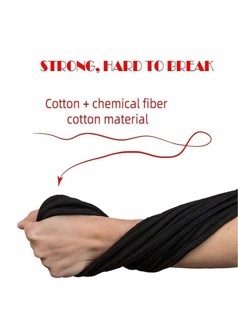 Excefore 2 Roll 10M Soft Cotton Rope, Natural Durable Long Cotton Rope for Crafts Wall Hangings Plant Hangers Knotting  - Image 4