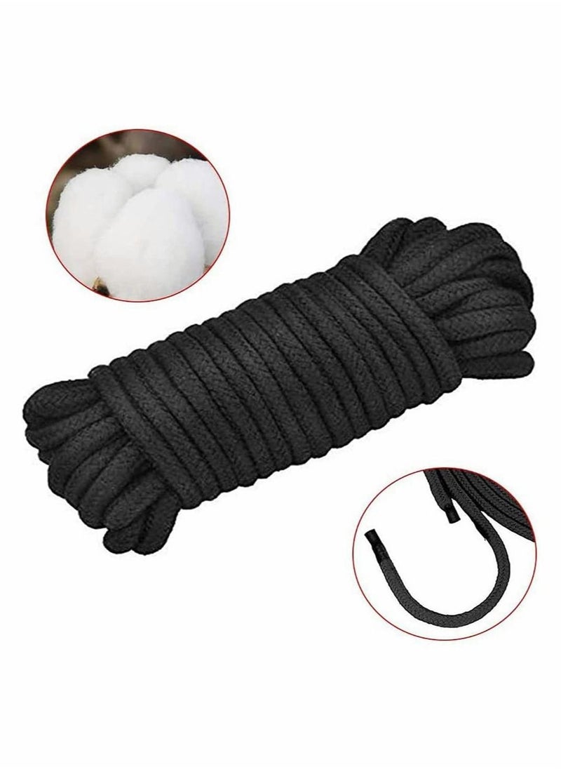 Excefore 2 Roll 10M Soft Cotton Rope, Natural Durable Long Cotton Rope for Crafts Wall Hangings Plant Hangers Knotting  - Image 5