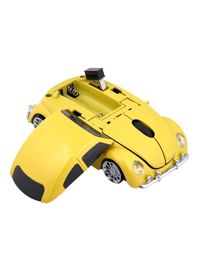 نيبمينينت ماوس لاسلكي بمنفذ USB 11.5سنتيمتر أصفر - Image 1