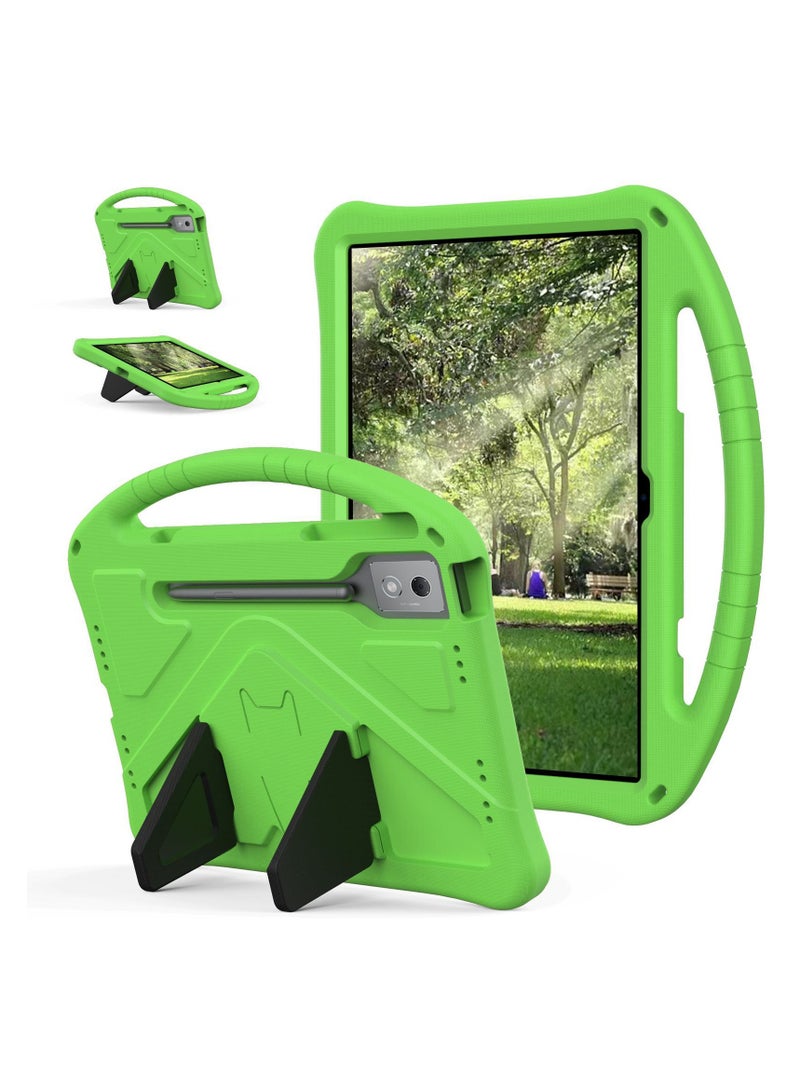 عام غطاء أطفال متوافق مع لوحي Lenovo Tab Pro 12.7 TB-373FU (2025) - 【صديق للأطفال】 غطاء واقٍ متين خفيف الوزن من مادة EVA مضاد للصدمات مع مقبض وحامل