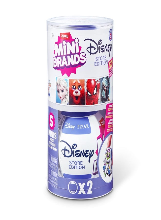 Mini Brands Disney Store Series 3 (2 Pack) by ZURU, Surprise Collectible Minis, Blind Packaging - Image 2