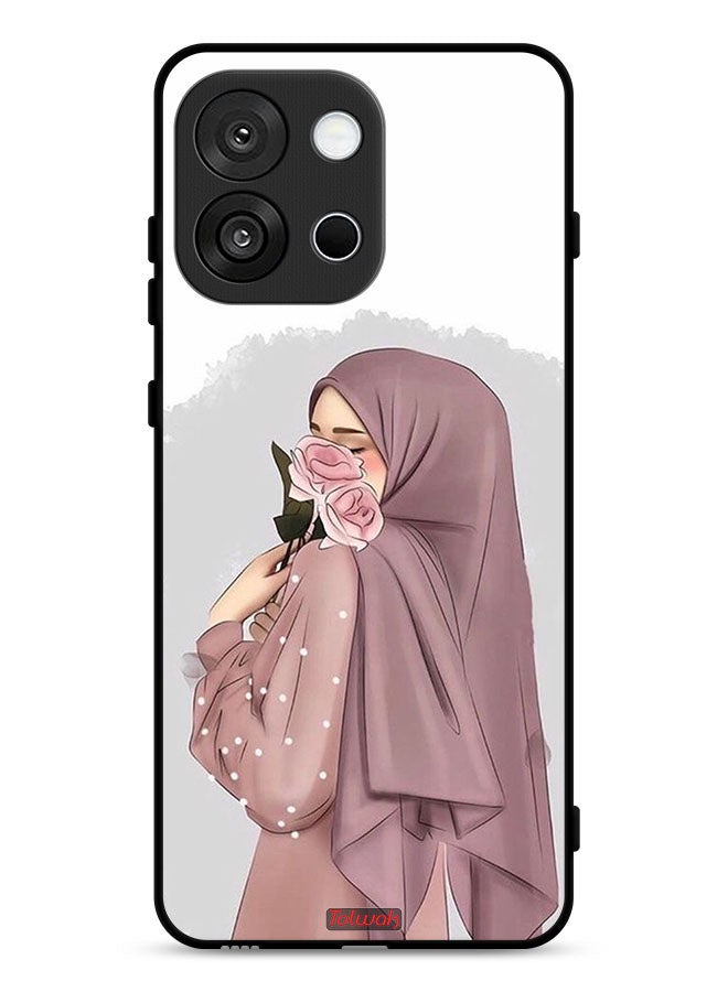 Tolwak OnePlus 13s Protective Case Cover Holding Roses Girl Art - Image 1