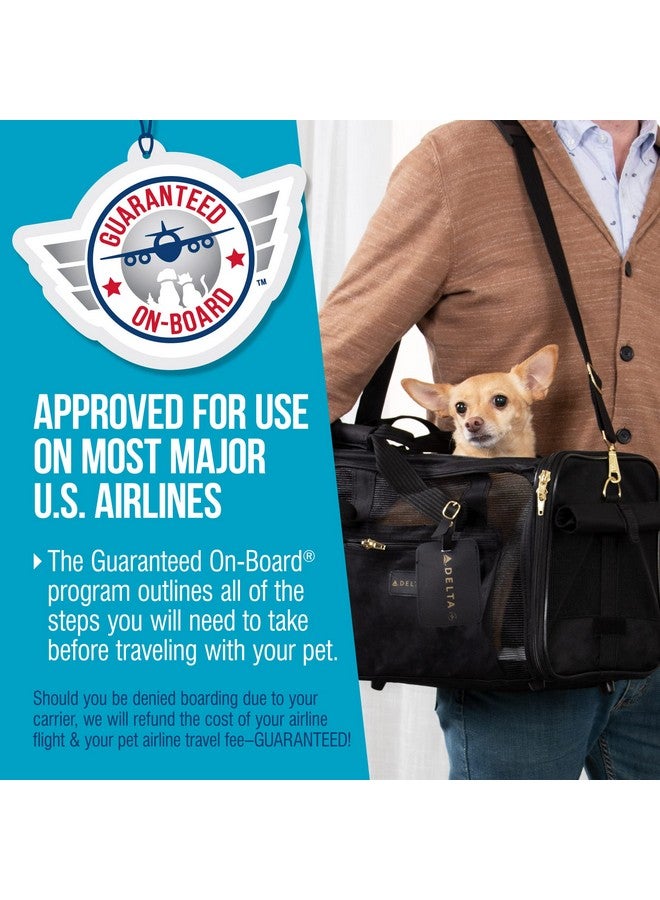 Sherpa Delta Airlines Travel Pet Carrier, Airline Approved & Guaranteed On Board  Black, Medium - Image 4