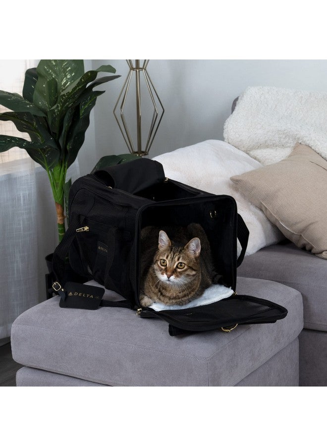 Sherpa Delta Airlines Travel Pet Carrier, Airline Approved & Guaranteed On Board  Black, Medium - Image 2
