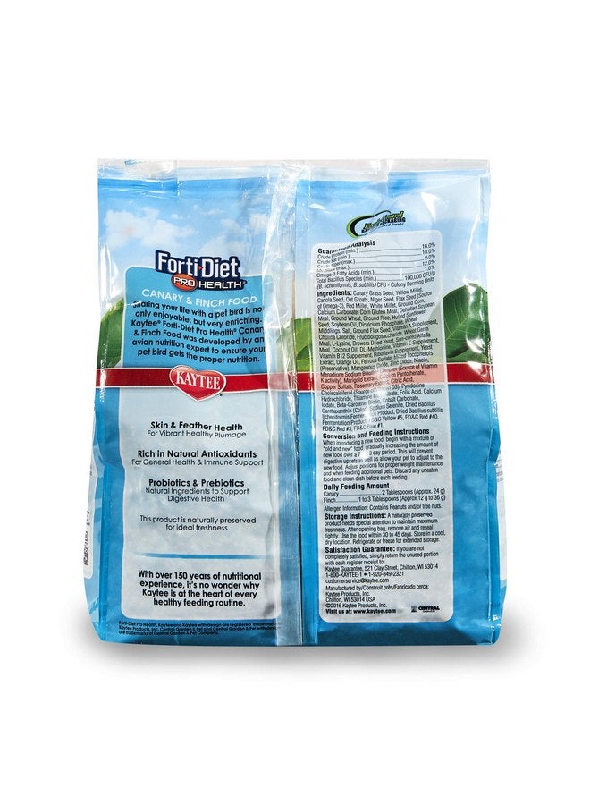 Kaytee Forti-Diet Pro Health Pet Canary & Finch Food, 2 lb - Image 2