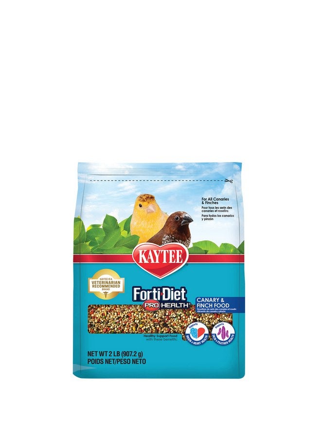 Kaytee Forti-Diet Pro Health Pet Canary & Finch Food, 2 lb - Image 1