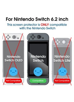 Amfilm Tempered Glass Screen Protector For Nintendo Switch 2017 (2 Pack)  - Image 3