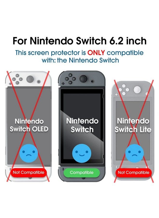 Amfilm - Tempered Glass Screen Protector For Nintendo Switch 2017 (2 Pack) - Image 1