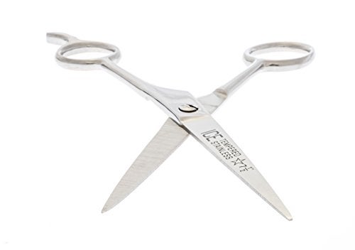 SE 7-1/2" Ice Tempered Stainless Steel Barber Scissors - SP105 - Image 4