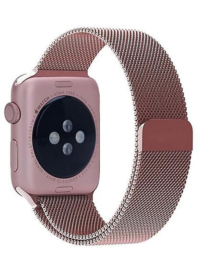 NIBEMINENT Magnetic Loop Replacement Band For Apple iWatch 38mm Rose Gold - Image 2