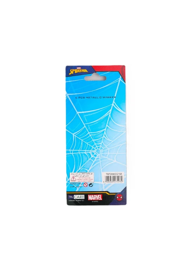 مارفل Marvel Spider-Man Beyond Limits Metallic Marker 6Pc Set