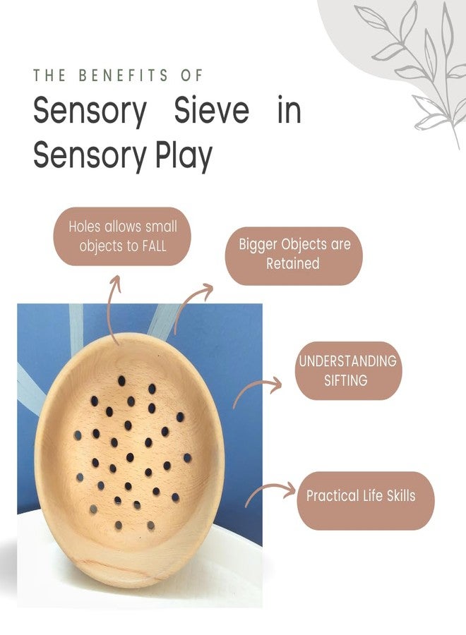 Nish My Happy Plays Sensory Sieve ONLY (No Fillers) | Sensory Tools| Sensory Play - Image 2