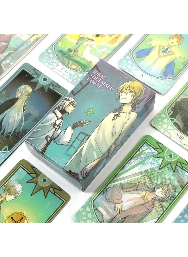 NIBEMINENT Ideal Soul Male Tarot Card 78-Card Game Set - Image 3