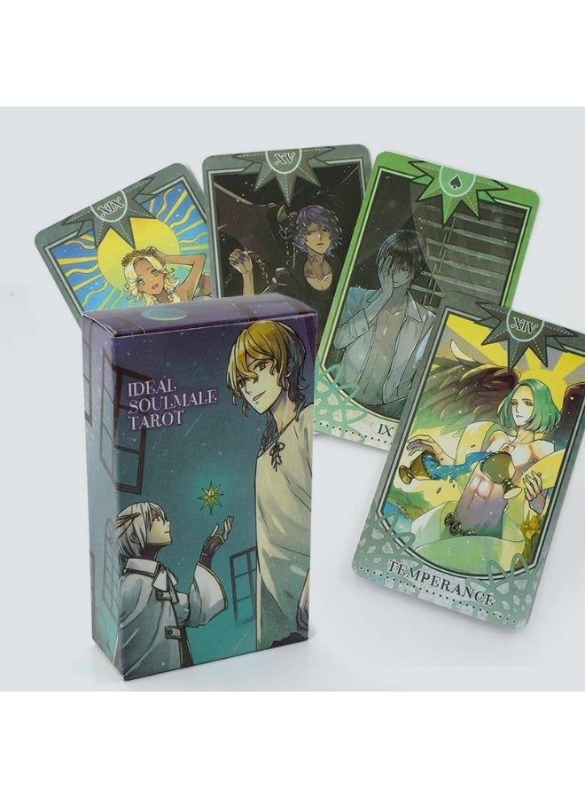 NIBEMINENT Ideal Soul Male Tarot Card 78-Card Game Set - Image 2