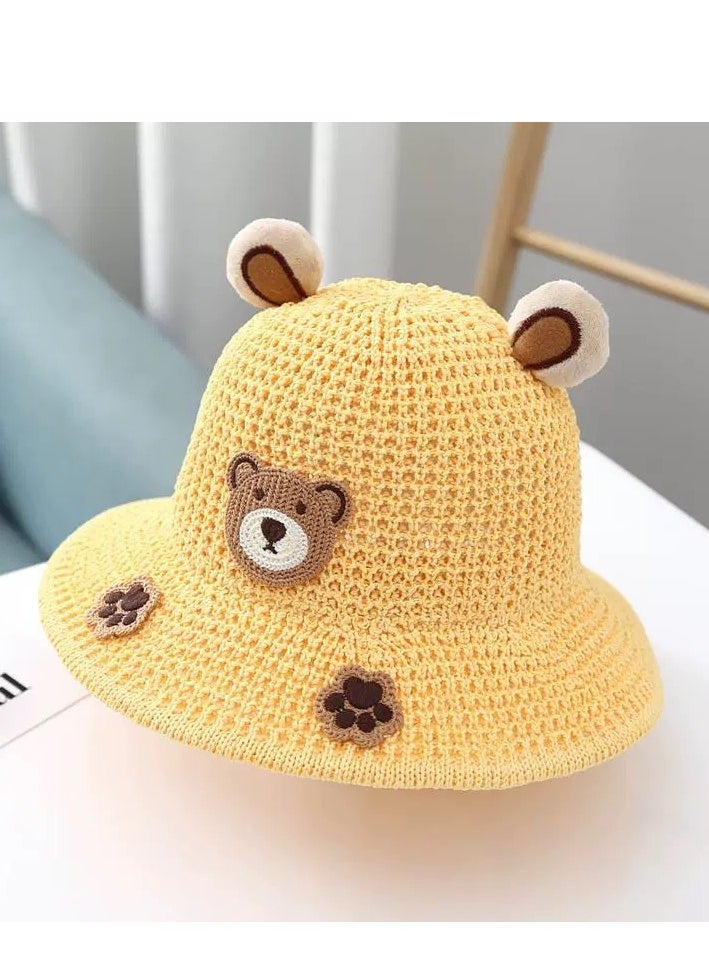 Joudi Kids Sun Hat, Beach Hat with Adjustable Toddler Kids Sun Protection Hat for Boys & Girls 3-12 Years  - Image 2
