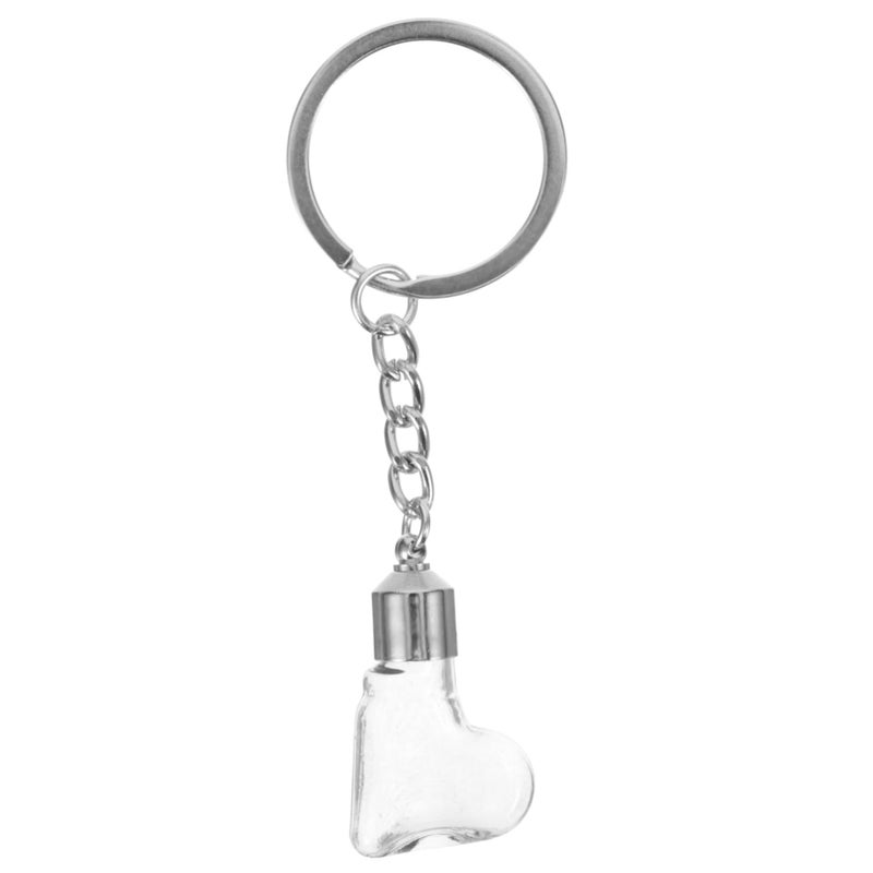 Glass Vial Keychain Wishing Bottle Pendant for Wedding Party Decor Women - Image 2